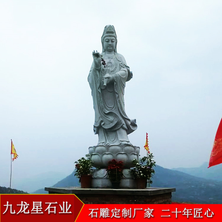 哪里有賣(mài)觀音菩薩像 石材觀音菩薩雕刻像